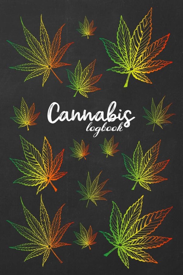 Cannabis Logbook: ~ Marijuana Review Notebook Planner Skull Marijuana Leaves Edition