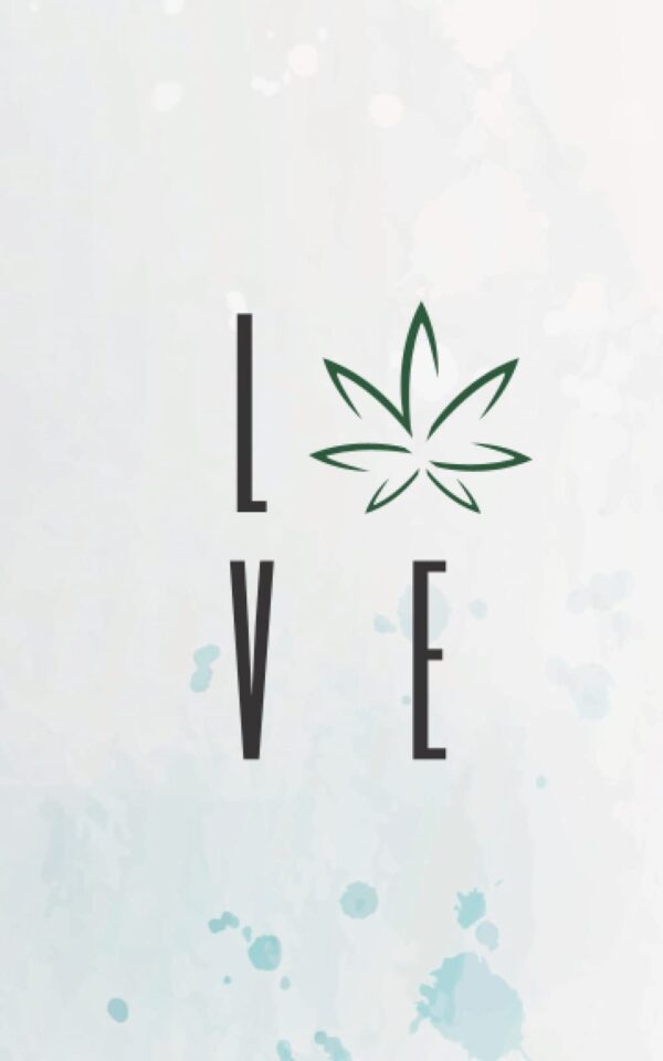 Love Cannabis: 100 Dotted Page Notebook